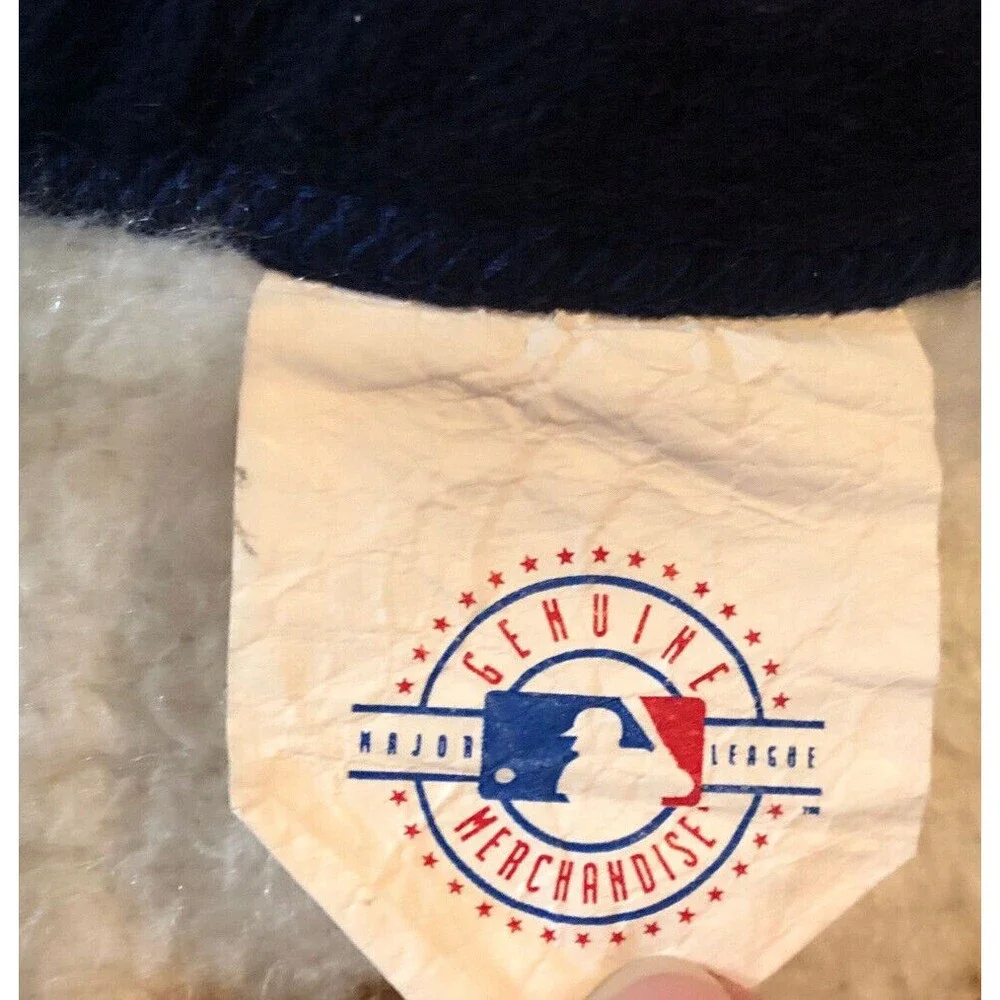 Biederlack Washington Nationals MLB Baseball Blanket VTG 90s Furry Stadium Throw